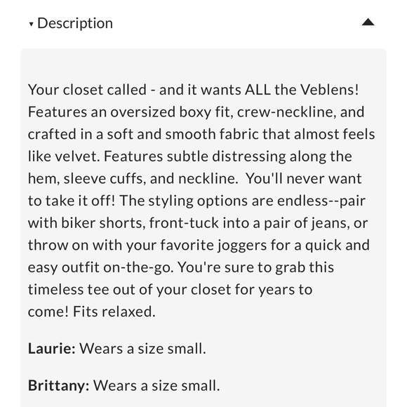 Veblen Oversized Tee by Chelsea Deboer - Picture 4 of 5